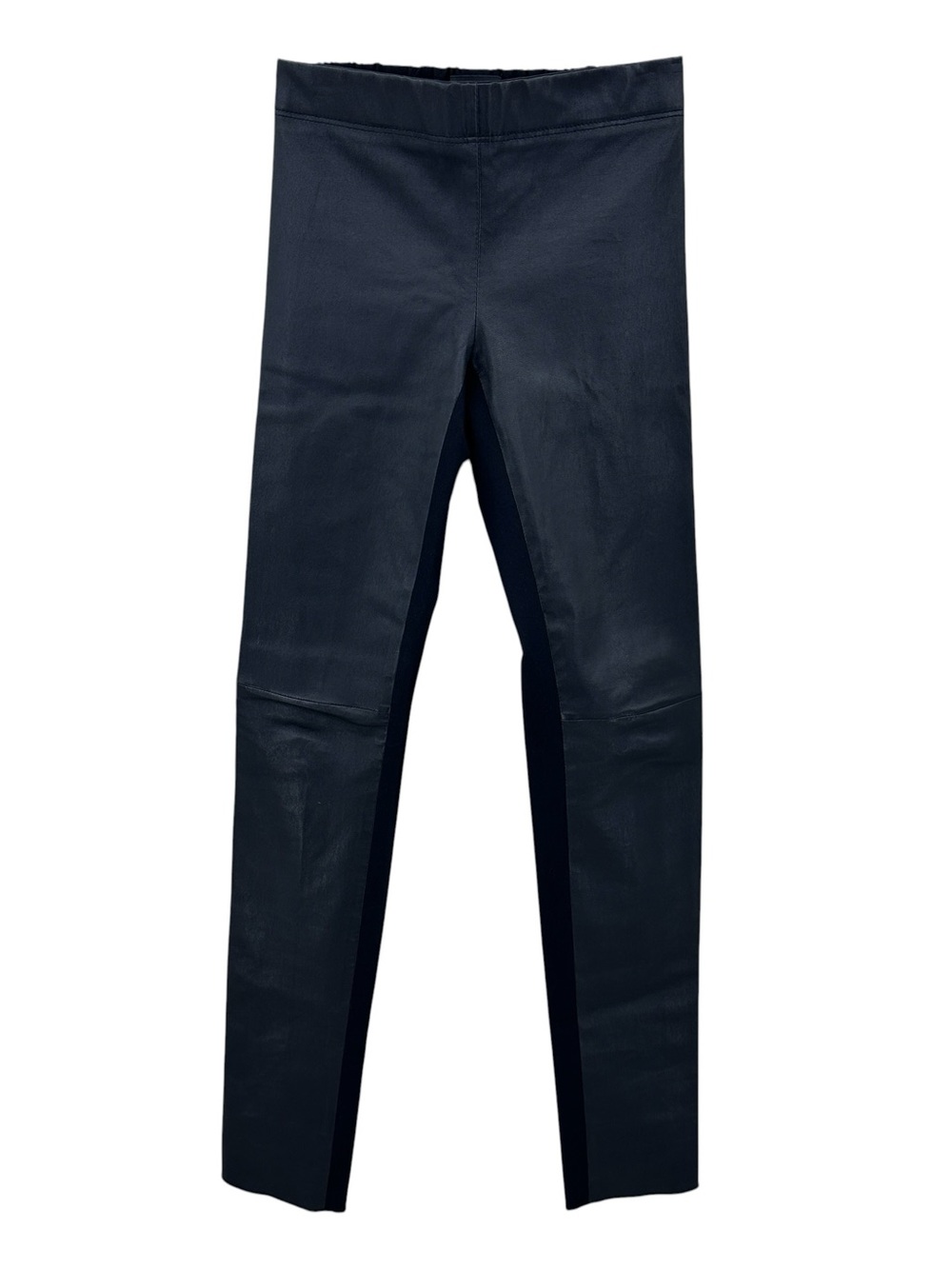 JOSEPH Leather Pants Lamb Skin Stretch Leggings Black